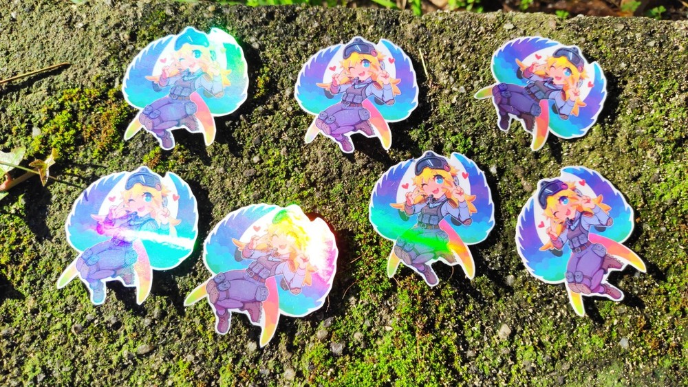 Kawaii CT Holo CSGO CS Counter Strike CS2 Sticker (Holo Effect)