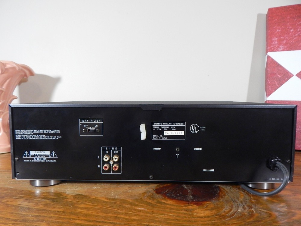 SONY Cassette Deck TC-WR87ES Dolby B,C Serviced & TESTED