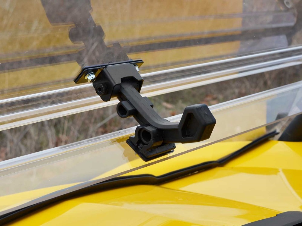 SuperATV Scratch Resistant Flip Windshield for Can-Am Commander 800 / 1000 / Max