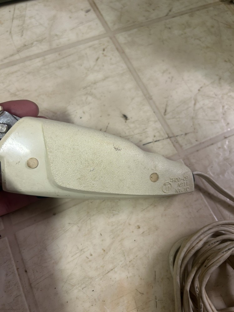 Sears Electric Fabric Scissors 2 Speed & Vantage electric scissors.