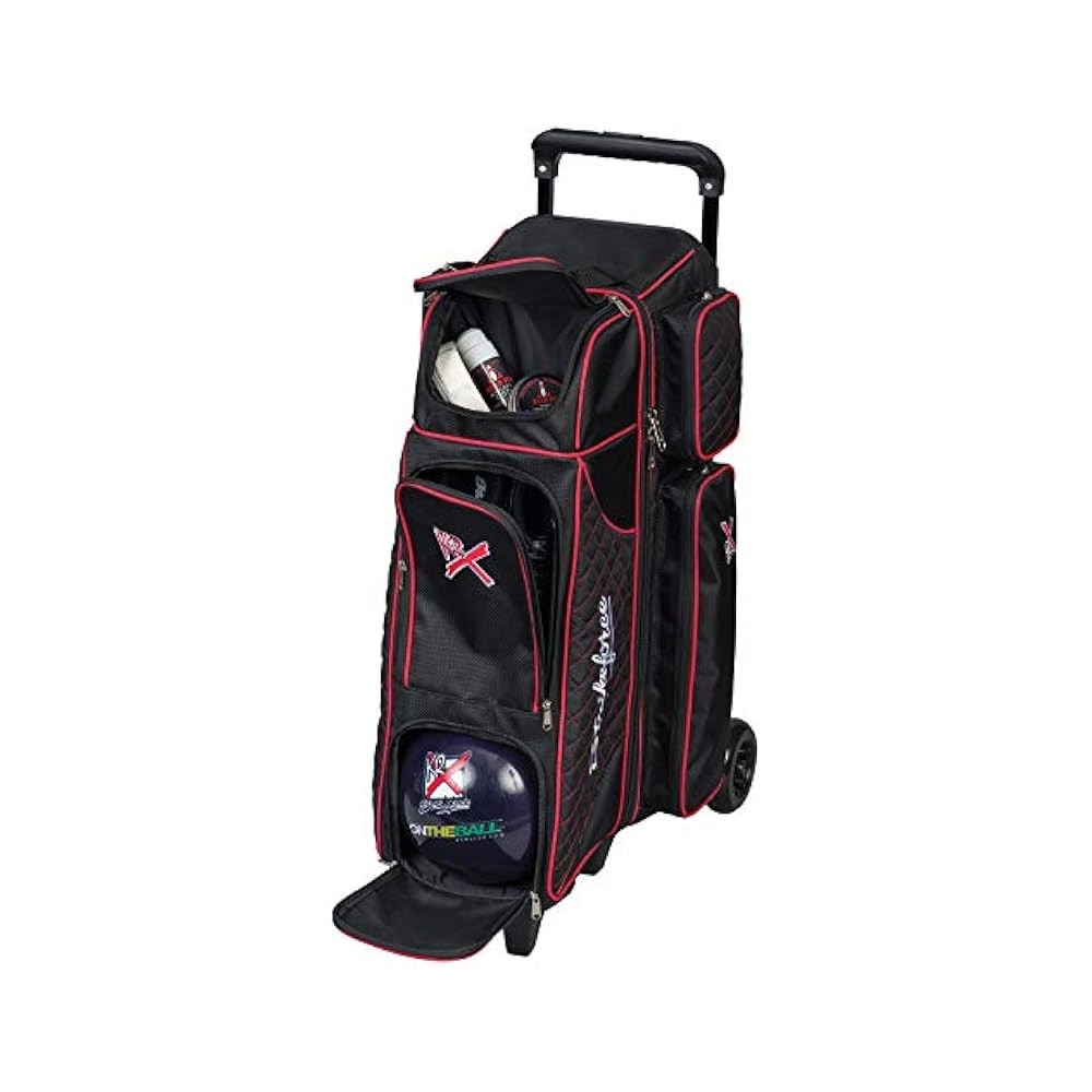 4 Ball Roller Bowling Bag, Premium, with Multiple Compartments