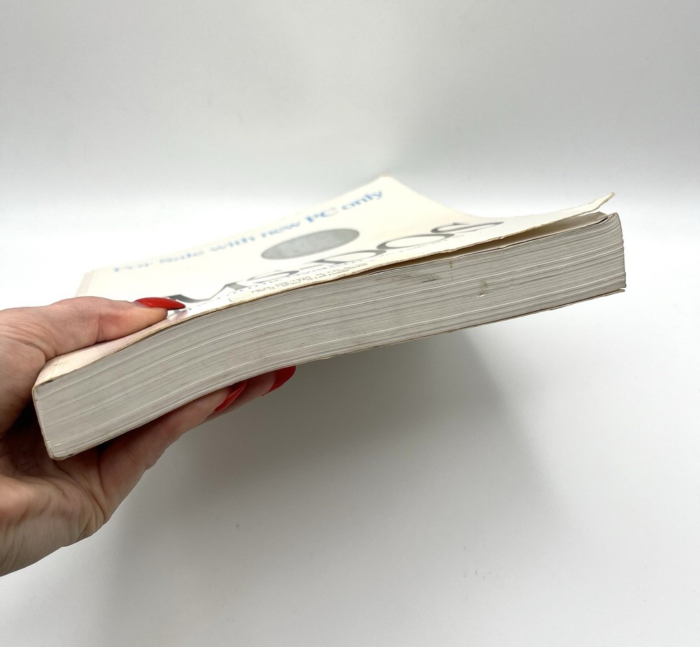 Vintage Microsoft MS-DOS Version 5 Genuine Operating System Manual 1991 NO DISC