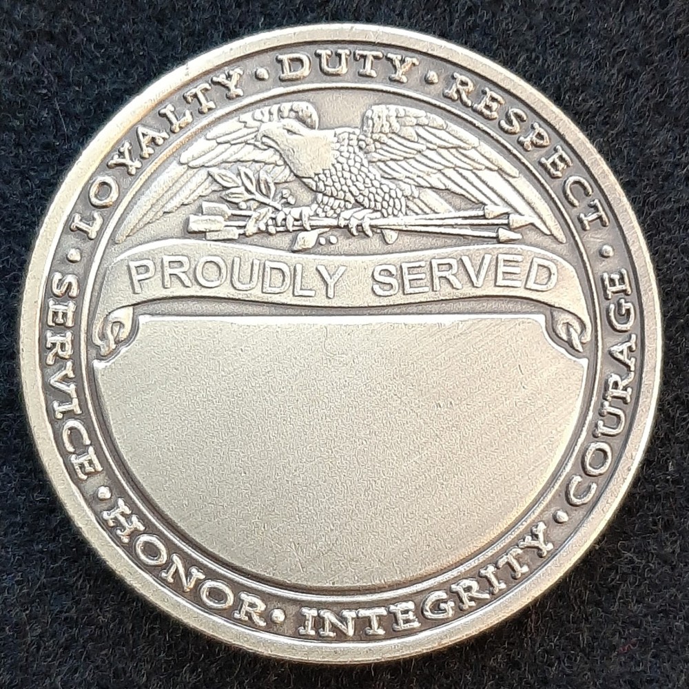 Challenge Coin: Veteran - Navy (Engraving Available)