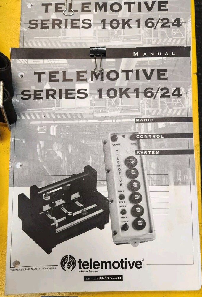 Telemotive Series 10K 16/24 Wireless Crane Transmitters Controller System