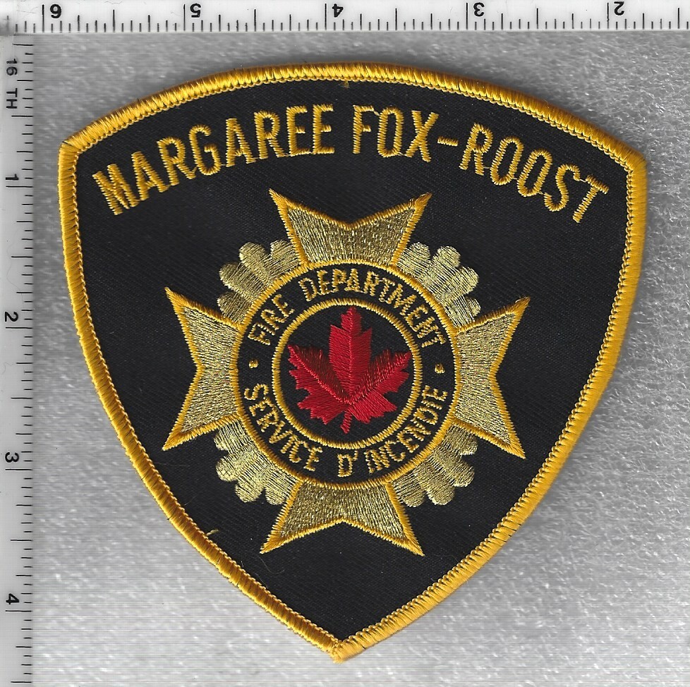 Margaree Fox-Roost Fire Dept.  (Newfoundland & Labrador, Canada)  Yellow Patch