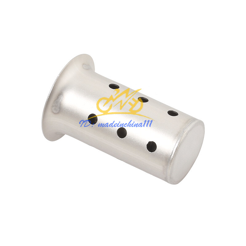 Universal Exhaust Baffle Silencer Removable DB Killer 63mm For Muffler Link Pipe