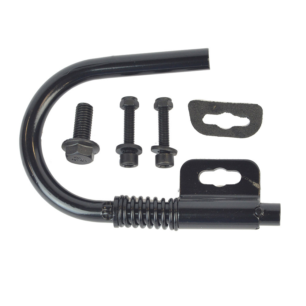 Spring Loaded Rafter Round "U" Hook - Black - M745RB