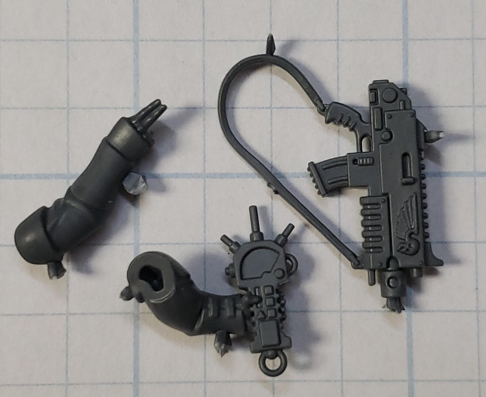 Warhammer 40k Space Marine Bits Scout Squad Tracker Auspex Slung Boltgun
