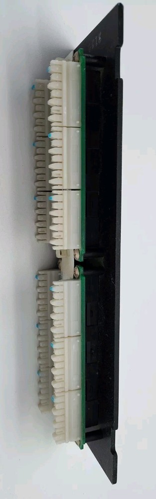 ✅EXCELLENT CONDITION ICC CAT-5 Enhanced 12-Port Patch Panel Ethernet📸SEE PICS📸