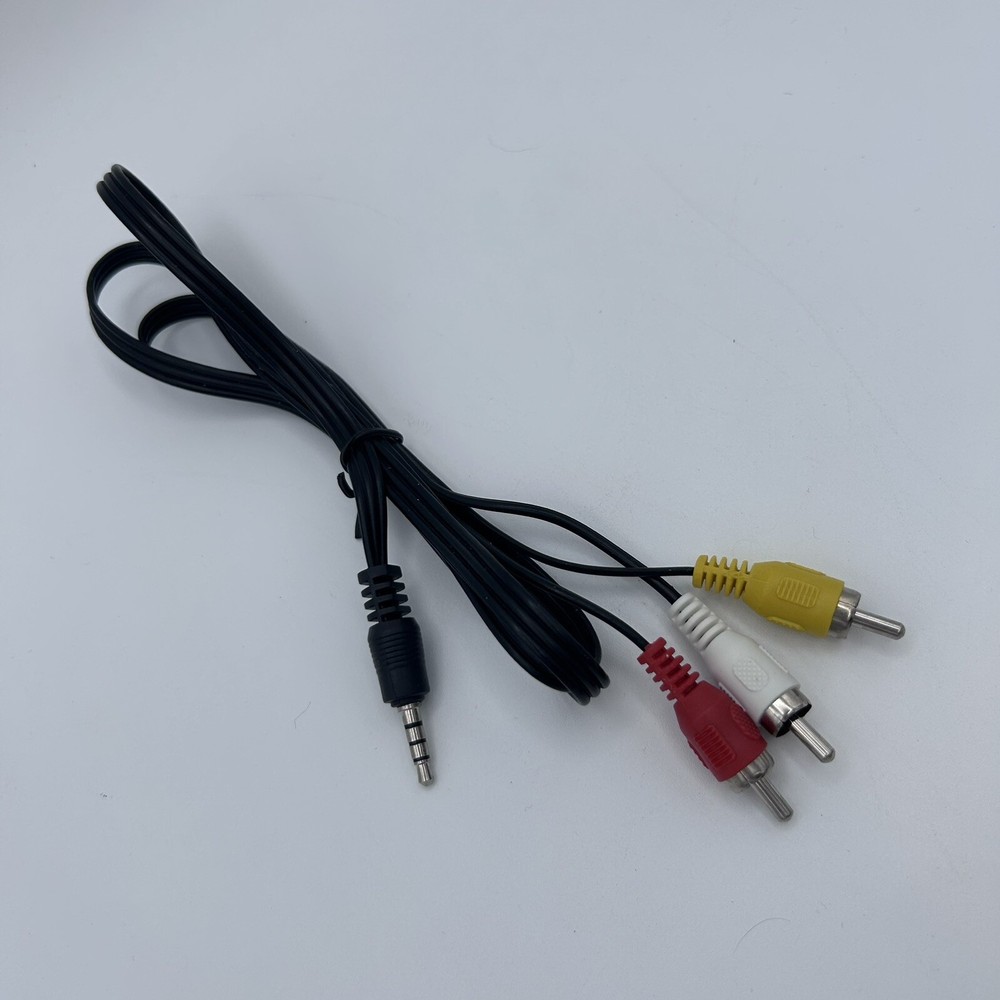 3 Electronic Cords & Cables, USB A/B, RCA, AUX, tri color, audio, visual