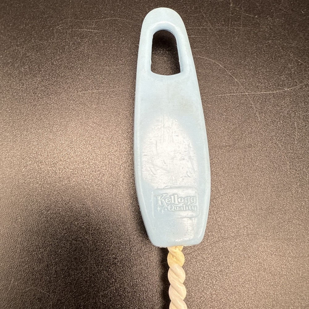 Vtg Kellogg Quality Basting Brush Baby Blue Wire Handle