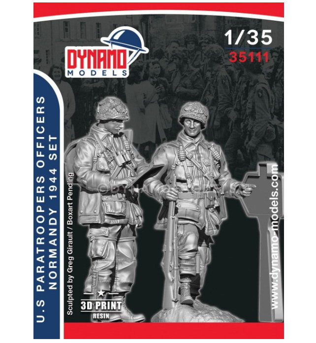 Dynamo 1/35 US Paratrooper Officers (Normandy 1944) Set