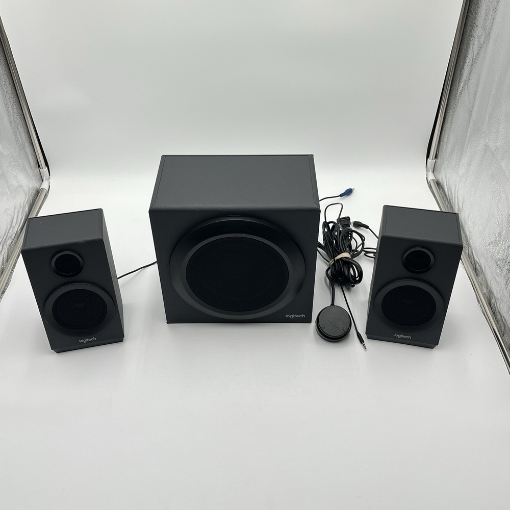 2.1 PC Studio Speaker System With Subwoofer 80W Logitech Tested