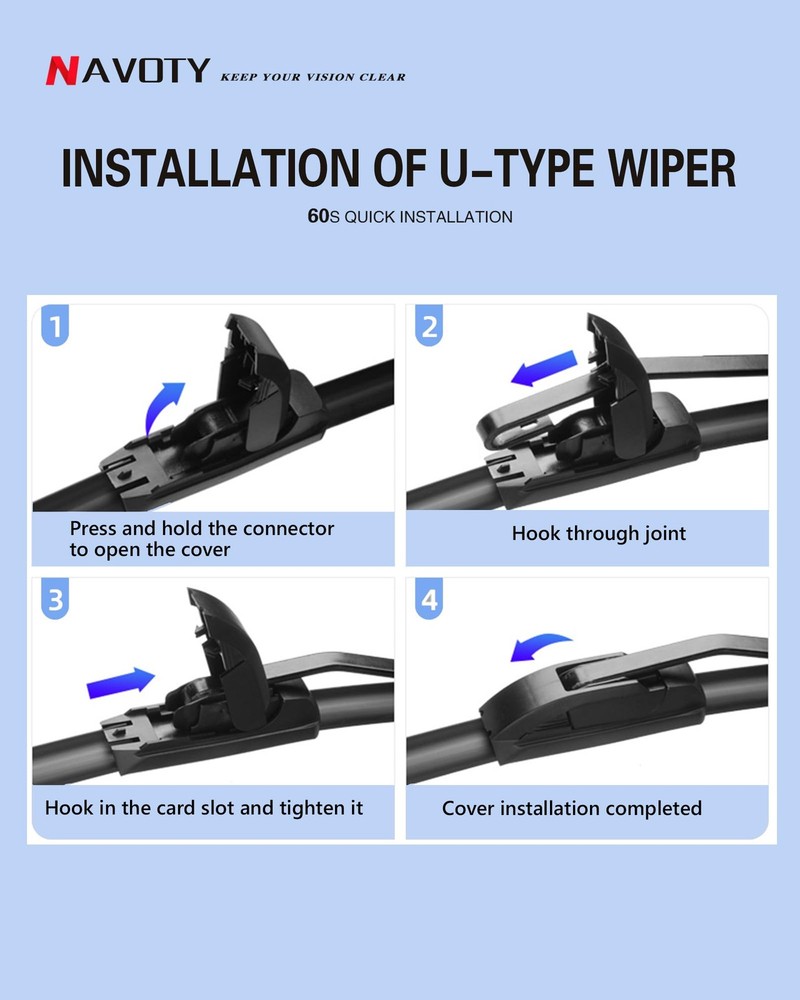 Subaru Forester 2009-2013 Windshield Wiper Blade Set 24+18"+14" (3-Pack)"
