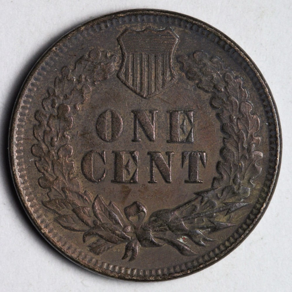 1907 Indian Head Cent Penny AU E248 UD