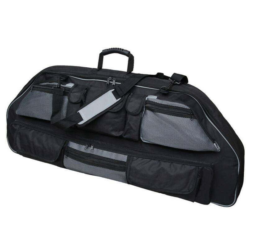 Portable Compound Bow Case Arrow Archery Pocket Carry Bag Backpack Holdall Black