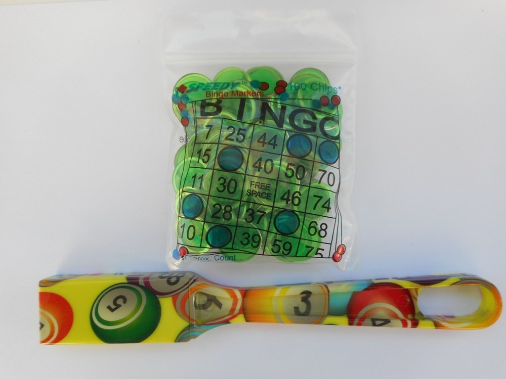Bingo Designer Magnetic Wands Chips Sets Assorted Colors