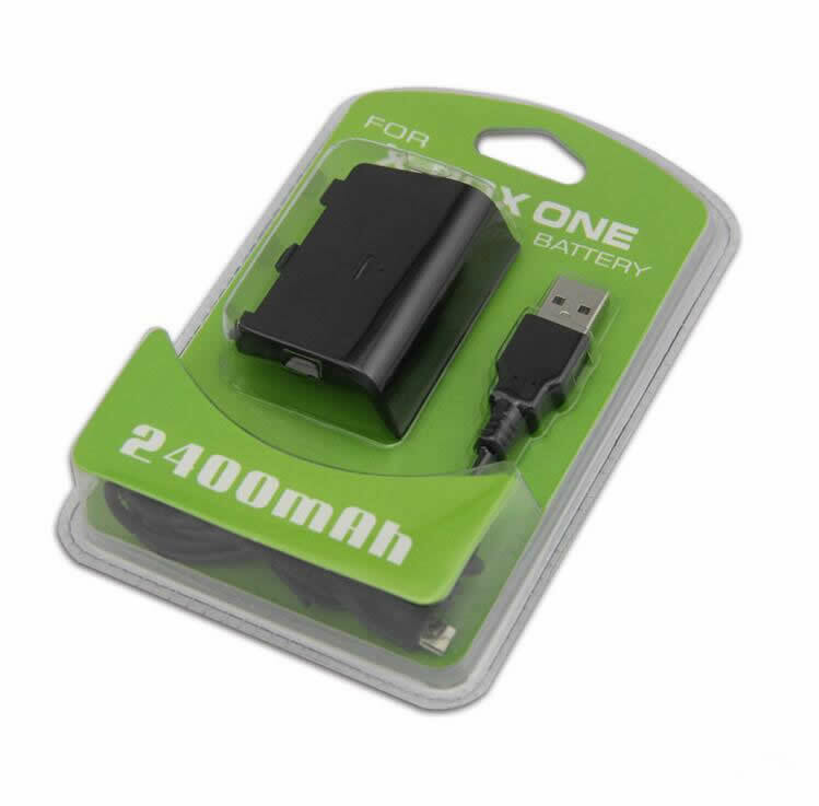 FOR Xbox One S Wireless Controller Rechargeable Battery Pack + USB Cable