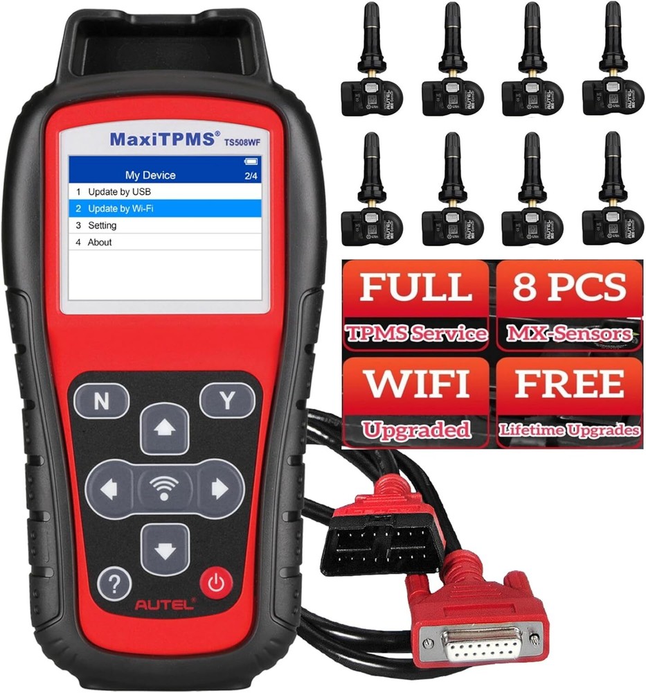 Autel MaxiTPMS TS508WF TPMS Relearn TPMS Sensors Activate Reset Programming Tool