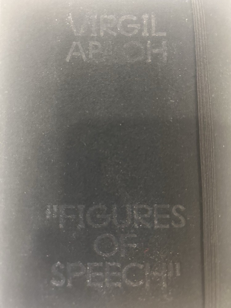 Virgil Abloh Figures of Speech Black Blank Journal