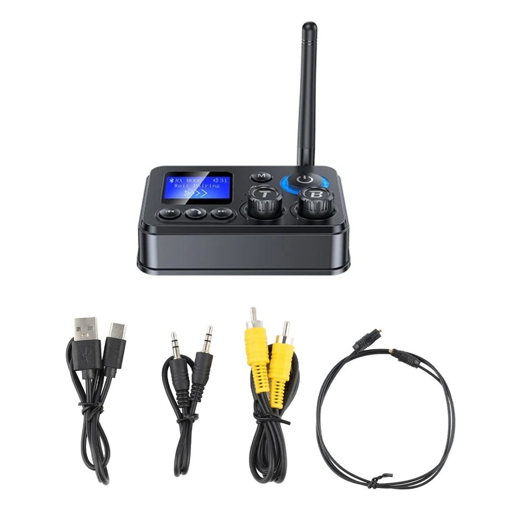 For Bluetooth 5.4 Transmitter Receiver 3.5mm AUX RCA Audio Adapter Professional