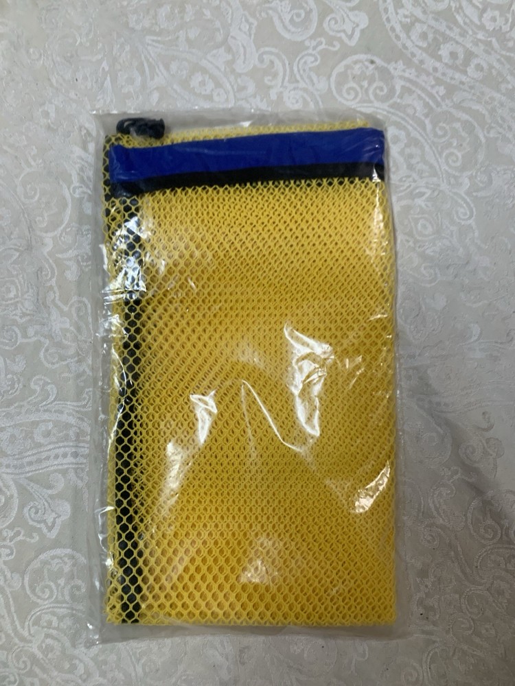 NWT StahlSac mesh Net Bag Large Yellow