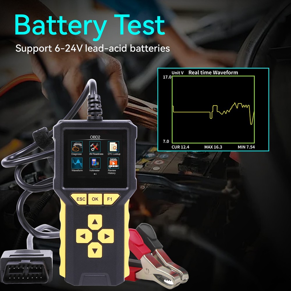 Automotive OBD OBD2 Code Reader Scanner Car Check Engine Fault Diagnostic Tool