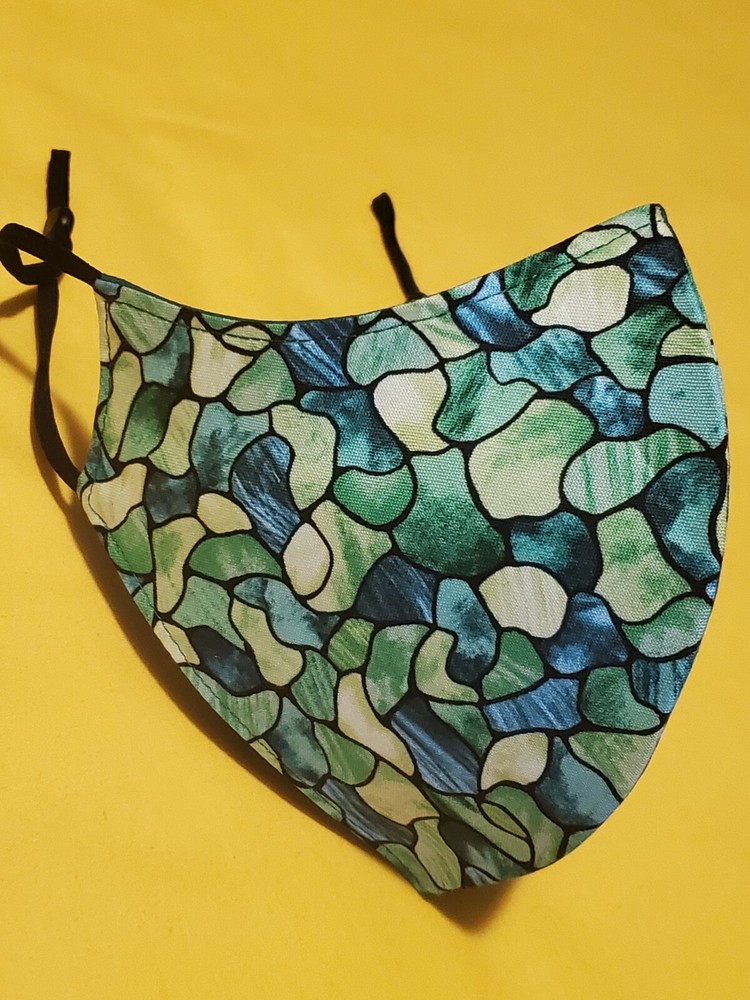 Stained Glass Adjustable Face Mask
