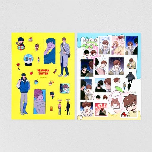 Webtoon MD [ Dead Man's Switch 데드맨 스위치 ] Sticker Set 스티커 세트 (OFFW269)
