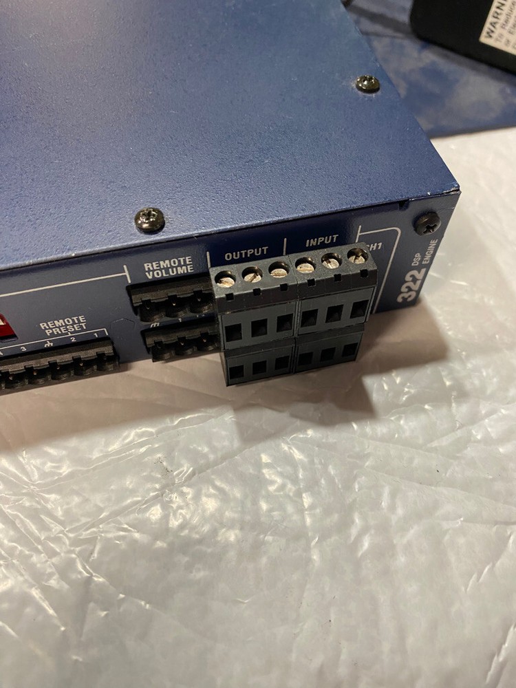 Symetrix 322 - 2 Input 2 Output Multi-Function DSP Processor With rack mount