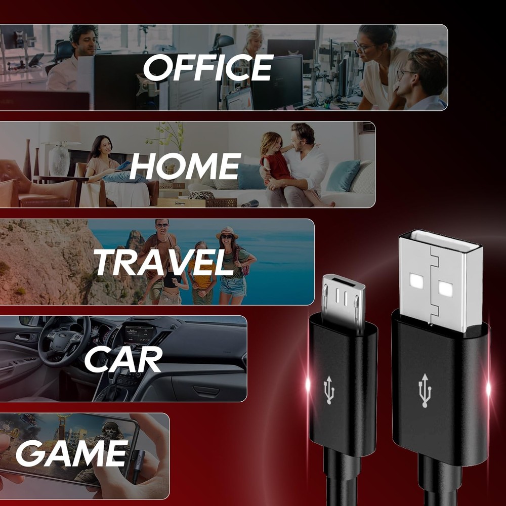 UCEC USB to Micro Splitter, 4 in 1 Charging Cable for Multiple...