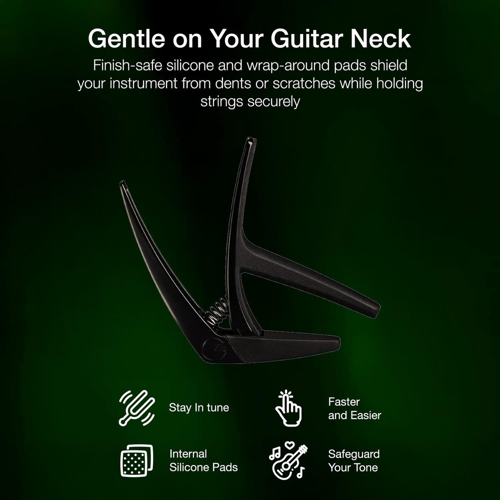 G7th Nashville 6 String Capo, Satin Black