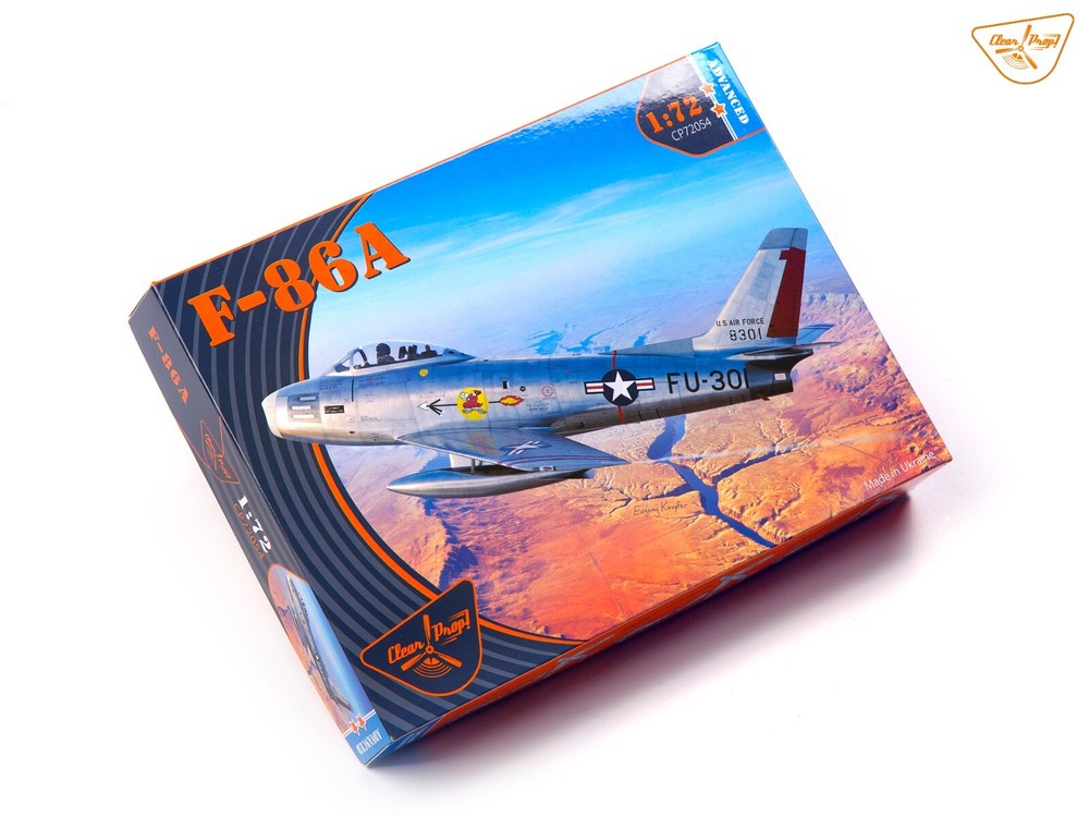 F-86A Sabre - US fighter (Plastic model kit) 1/72 Clear Prop 72054