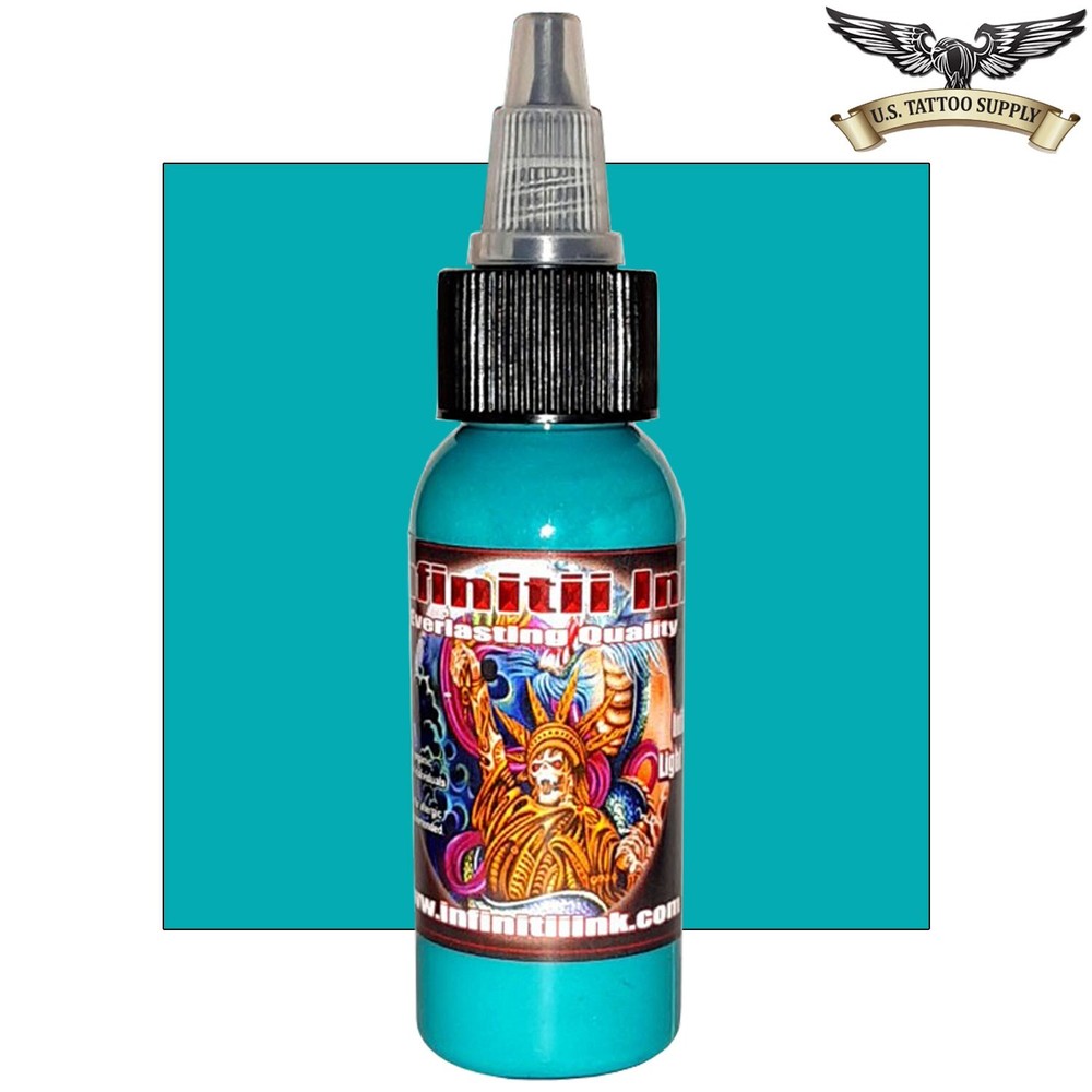 Infinitii Tattoo Ink 1 oz - Light Turquoise