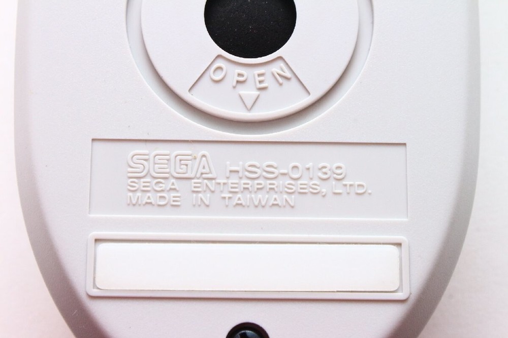 Sega Saturn HSS-0139 Genuine AuthenticLight Gray Shuttle Mouse Controller Used