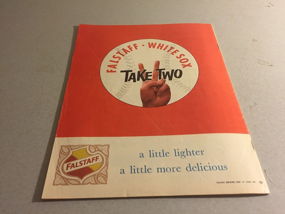 1971 Chicago White Sox MLB Baseball Program Scorebook vs Baltimore Orioles