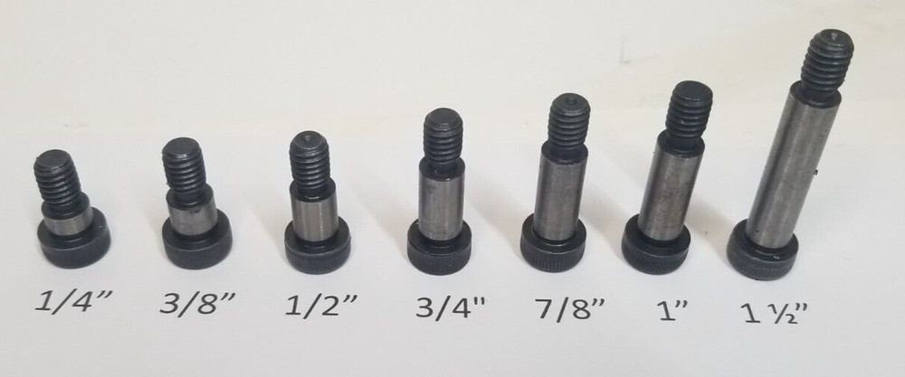 3/8" Alloy Socket Shoulder Stripper Bolts  5/16"-18 Thread Assorted Sizes