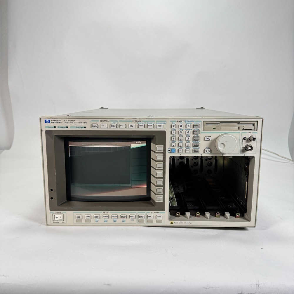 🚀 HP Agilent 54750A High-Bandwidth Digitizing Oscilloscope Mainframe no plug-in
