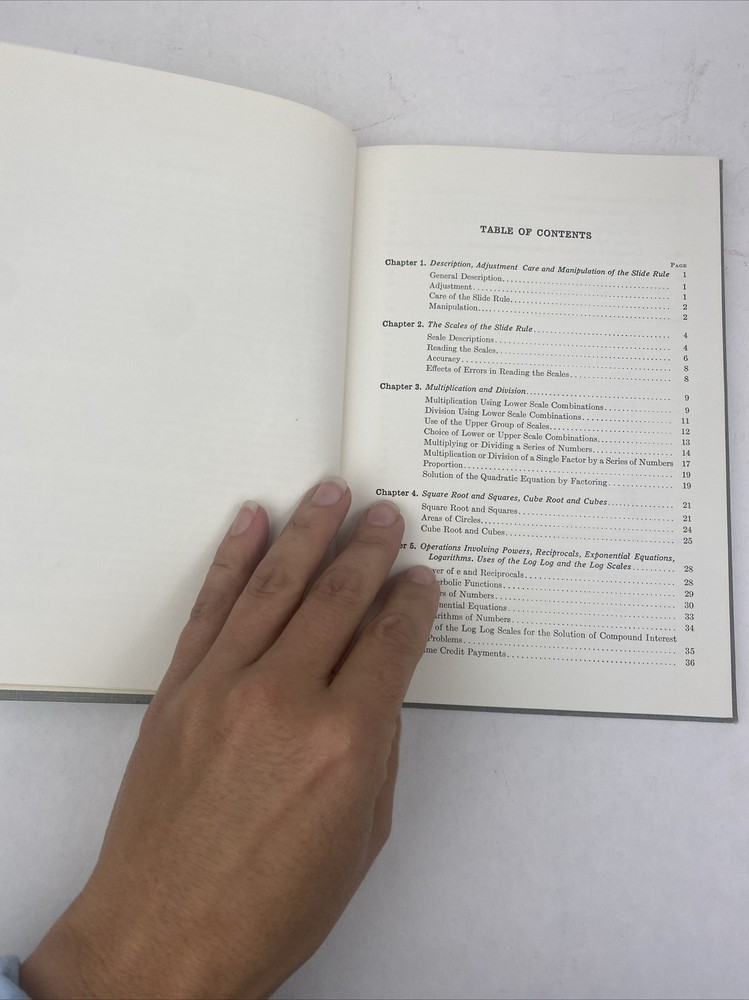 Versalog Slide Rule Instructions Frederick Post Company 1951 Book