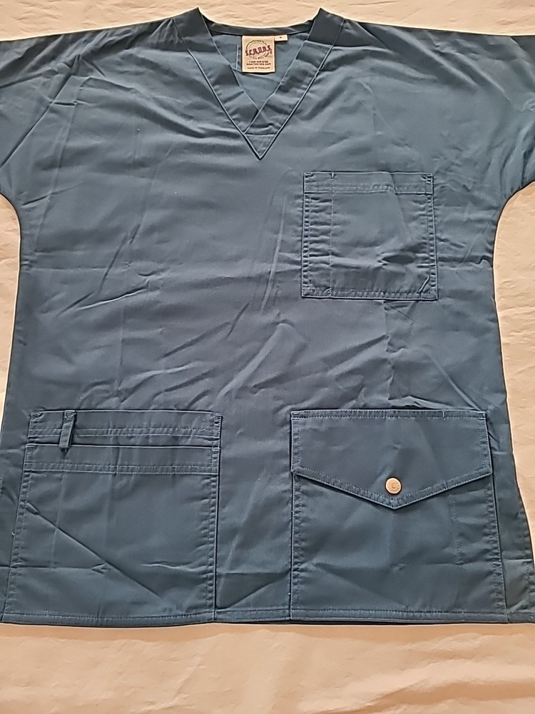 SCRUB ZONE ROYAL BLUE SCRUBS-small NWT