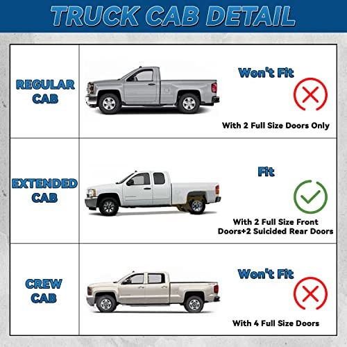 Smoke Window Visors Compatible with 1988-2000 C10