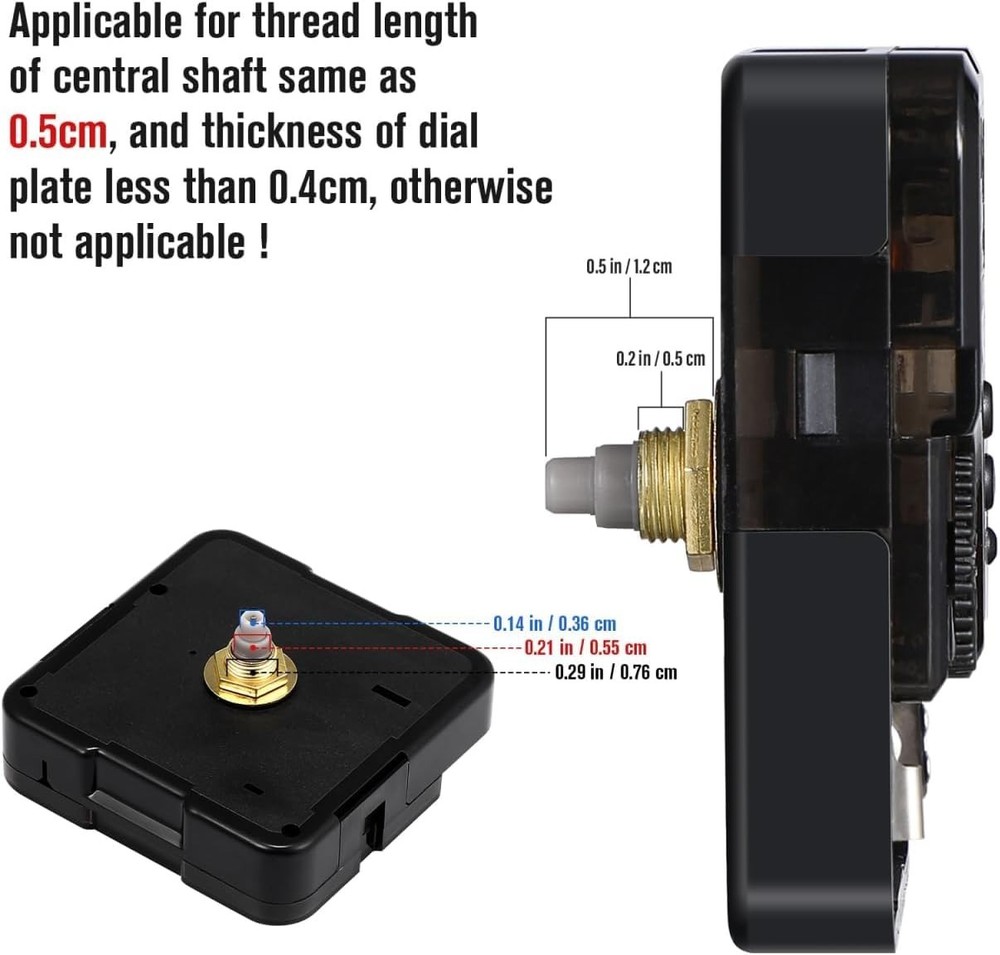 DIY Quartz Clock Movement Replacement - Silent Battery Operated Wall Clock Motor