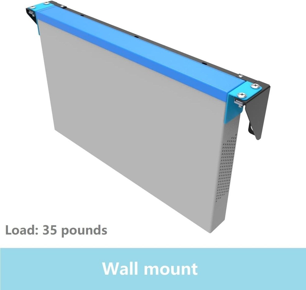 1U Vertical Wall Mount Rack - Foldable Patch Panel Bracket for 19 inches Network