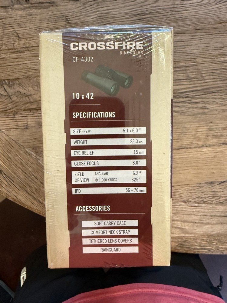 Vortex Crossfire 10x42 Binoculars - Green