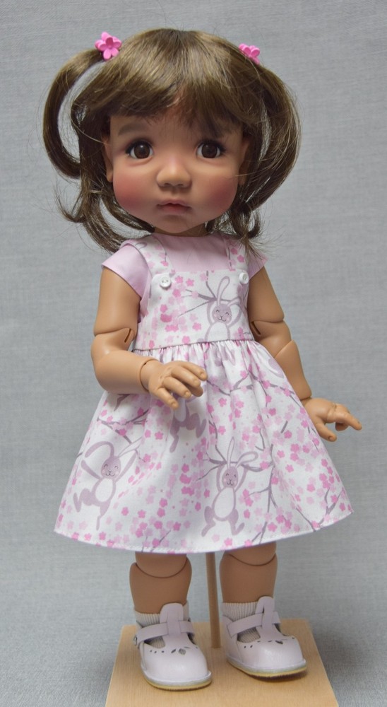 DIGITAL PDF Pattern & Tutorial To Make a Top and Pinafore 4 Meadow Moppet