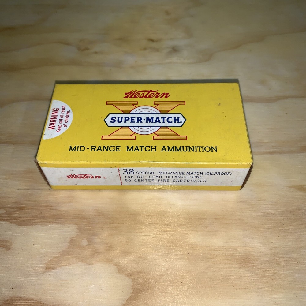 10 1960s  Western 38 Special Super-match Empty Boxes
