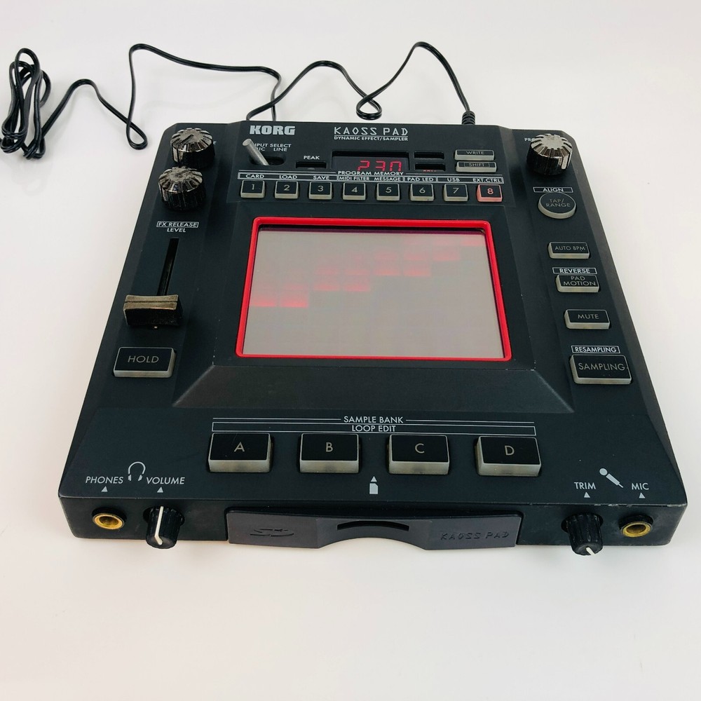 KORG KP3 KP-3 Kaoss Pad Dynamic Effect Sampler Sequencer Tested Dynamic Effect