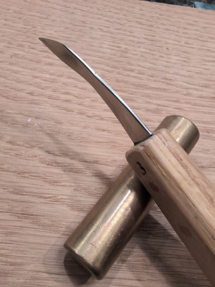 Original Denny #3 Skew Carving Tool