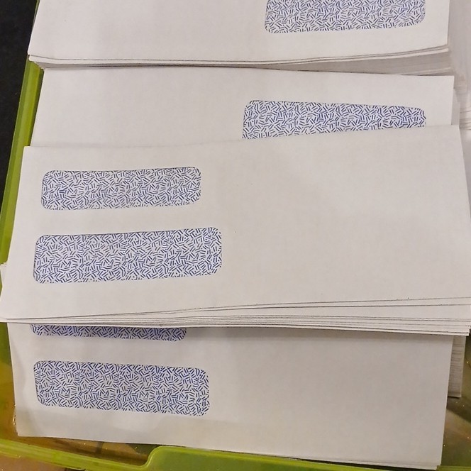 Plain White Security Window Envelopes