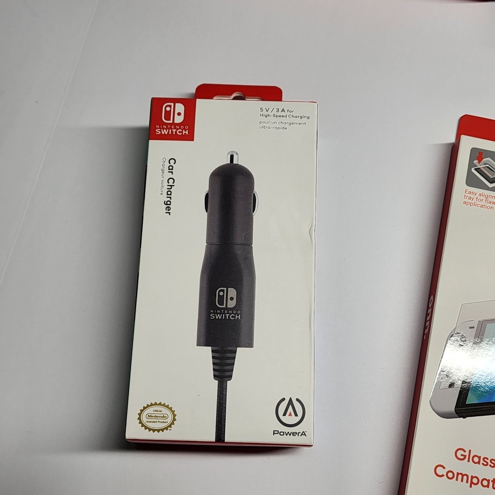 Nintendo Switch Accesory Bundle NEW - Controller, Memory Card, Earbuds, Case....